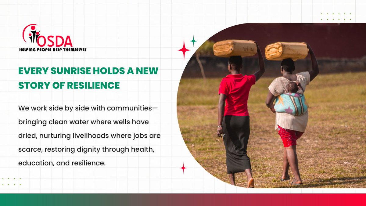 𝗘𝘃𝗲𝗿𝘆 𝘀𝘂𝗻𝗿𝗶𝘀𝗲 𝗵𝗼𝗹𝗱𝘀 𝗮 𝗻𝗲𝘄 𝘀𝘁𝗼𝗿𝘆 𝗼𝗳 𝗿𝗲𝘀𝗶𝗹𝗶𝗲𝗻𝗰𝗲.

Somewhere today, a mother in a drought-stricken village is carrying water—because she still believes tomorrow can be better.
Somewhere, a young girl is stepping into a classroom for the first