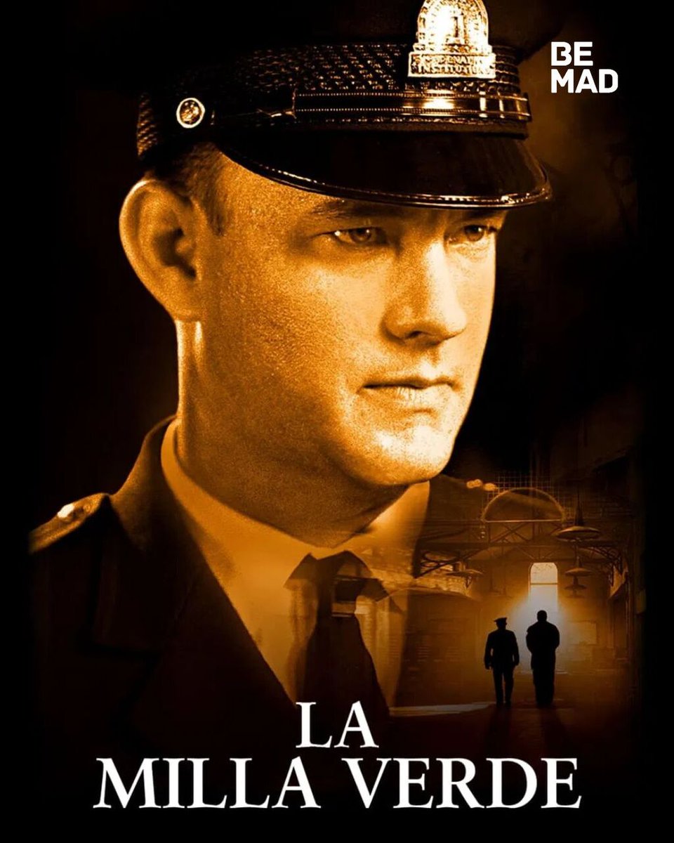 "Paul Edgecomb es un funcionario de prisiones que vigila "la milla verde", el pasillo de linóleo que los condenados a muerte recorren hasta llegar a la silla eléctrica"

🎥 La milla verde a las 22:45h en #BeMad, el canal de los #LocosPorElCine 🍿 ver.tw/oobkw29