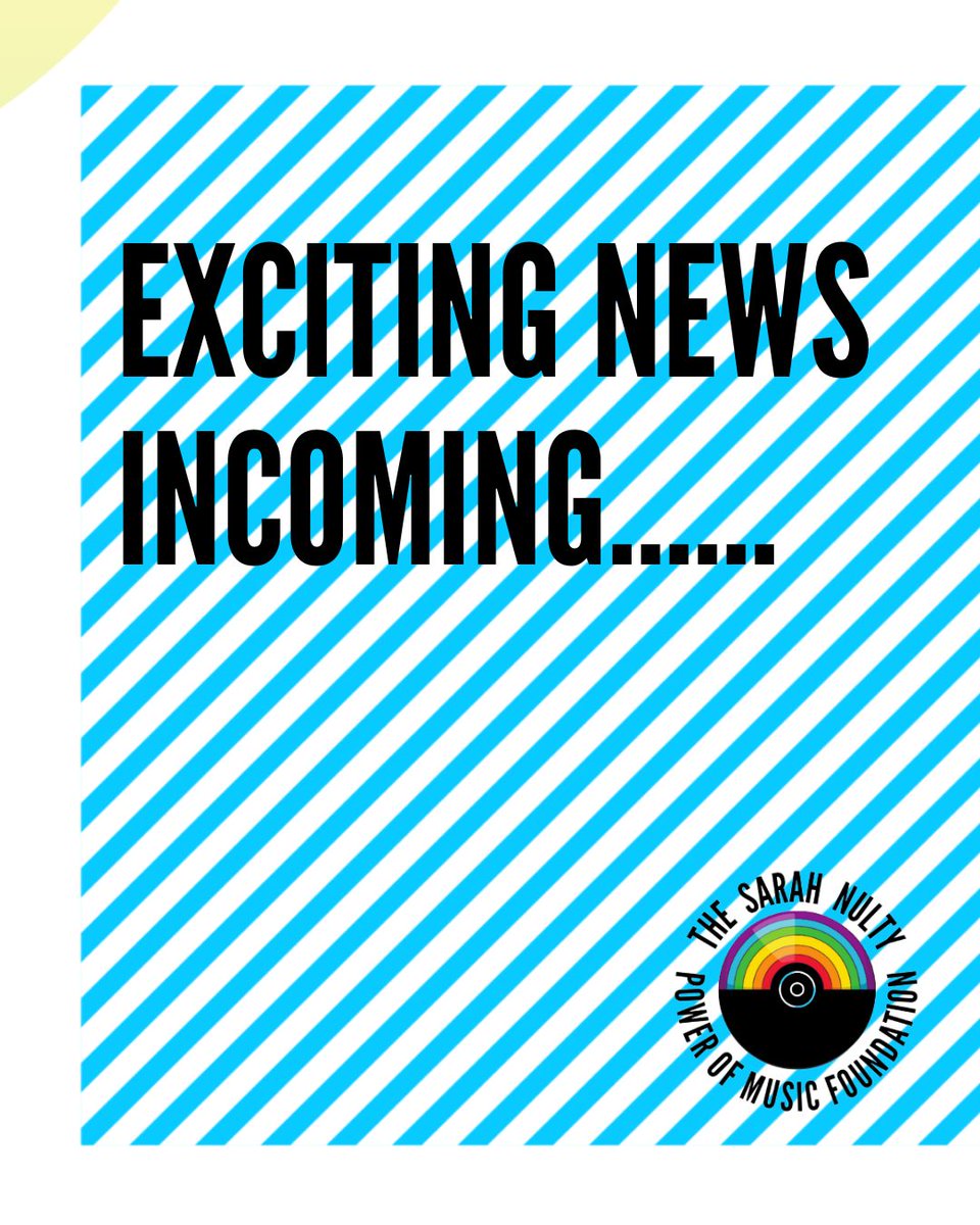 The Sarah Nulty Power of Music Foundation (@bemorenulty) on Twitter photo 📢 Applications for our next round of Large Grants open on Friday 11th July!
We can only support applications which have music at their heart & where the people who will benefit from the support are based within #Sheffield.
Find out more: …arahnultypowerofmusicfoundation.co.uk/our-grants
@helpsheffield 📢 Applications for our next round of Large Grants open on Friday 11th July!
We can only support applications which have music at their heart & where the people who will benefit from the support are based within #Sheffield.
Find out more: …arahnultypowerofmusicfoundation.co.uk/our-grants
@helpsheffield