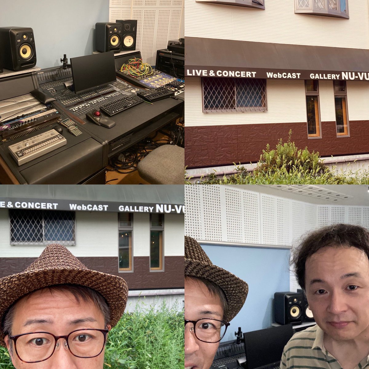 夙川のSTUDIO NU-VUにて、2週に渡ってのミックスダウン&amp;マスタリングも無事終了。
エンジニアの伊佐山さんが温かみのある曲群に仕上げてくれました。細かい要望にも気長に付き合ってくれて感謝で一杯！