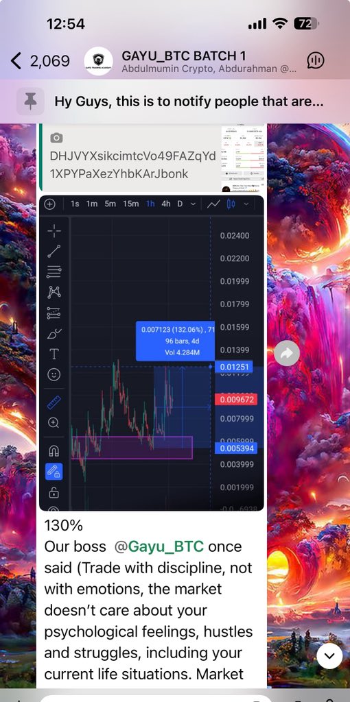 +130% profits from <a href="/Gayu_Academy/">Gayu Trading Academy</a> student, on #Bluechip

Knowledge is key.