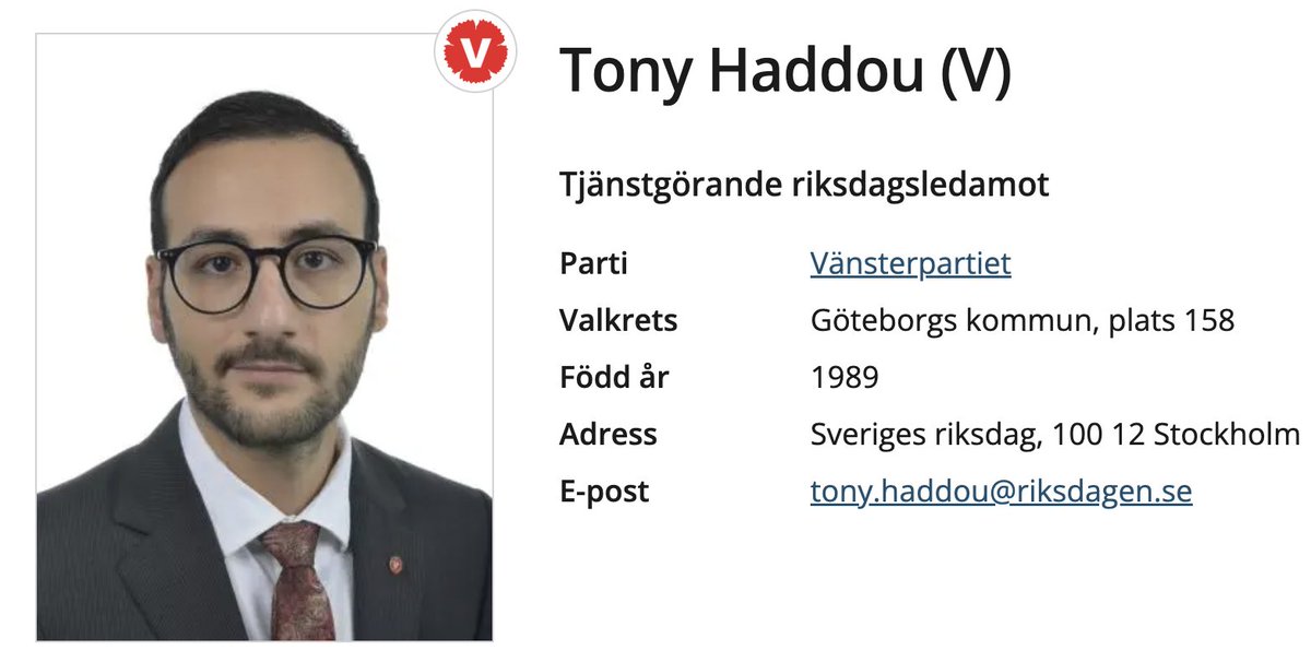 JonasGummesson's tweet image. Ministern med en anhörig i högerextrema kretsar namnges nu i flera medier pga att man tror att han kallas till ett riksdagsutskott för utfrågning. Fel. Rätt är att V-Tony vill att han kallas. Så blir det inte. Tidö har majoritet 9 mot 8 ledamöter. Därmed faller förslaget. #svpol