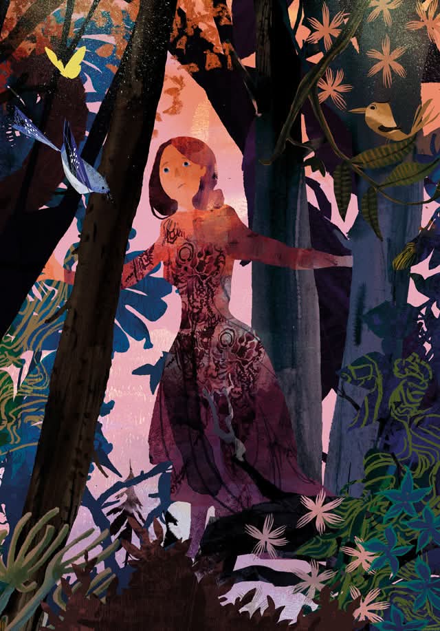 Daniel Egnéus illustration for his own book 'Angelina'