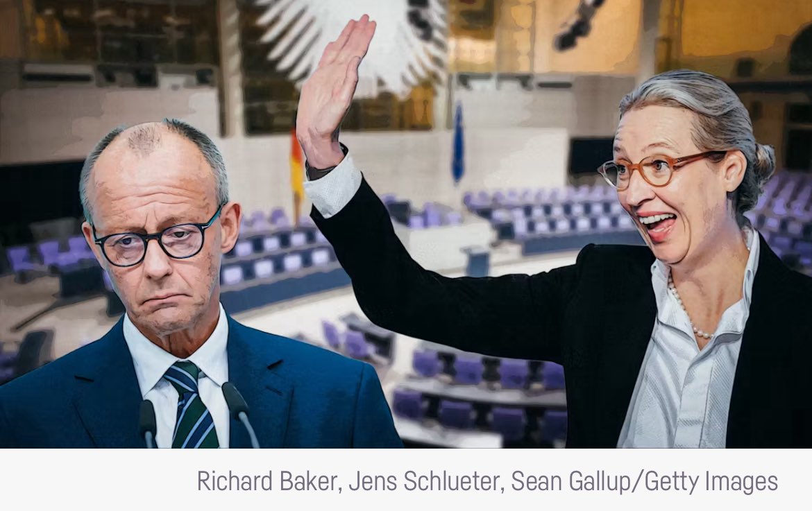 FriederikeBenda's tweet image. Duell der Schaumschläger #Merz vs #Weidel: Beide sind keine Alternative.Sie wollen radikalen Sozialabbau und grenzenlose Aufrüstung,versteckt hinter Kulturkämpfen. Und eine echte Opposition ist nicht in Sicht. Für Wohlstand, Gerechtigkeit, Frieden und Freiheit, das #BSW stärken!