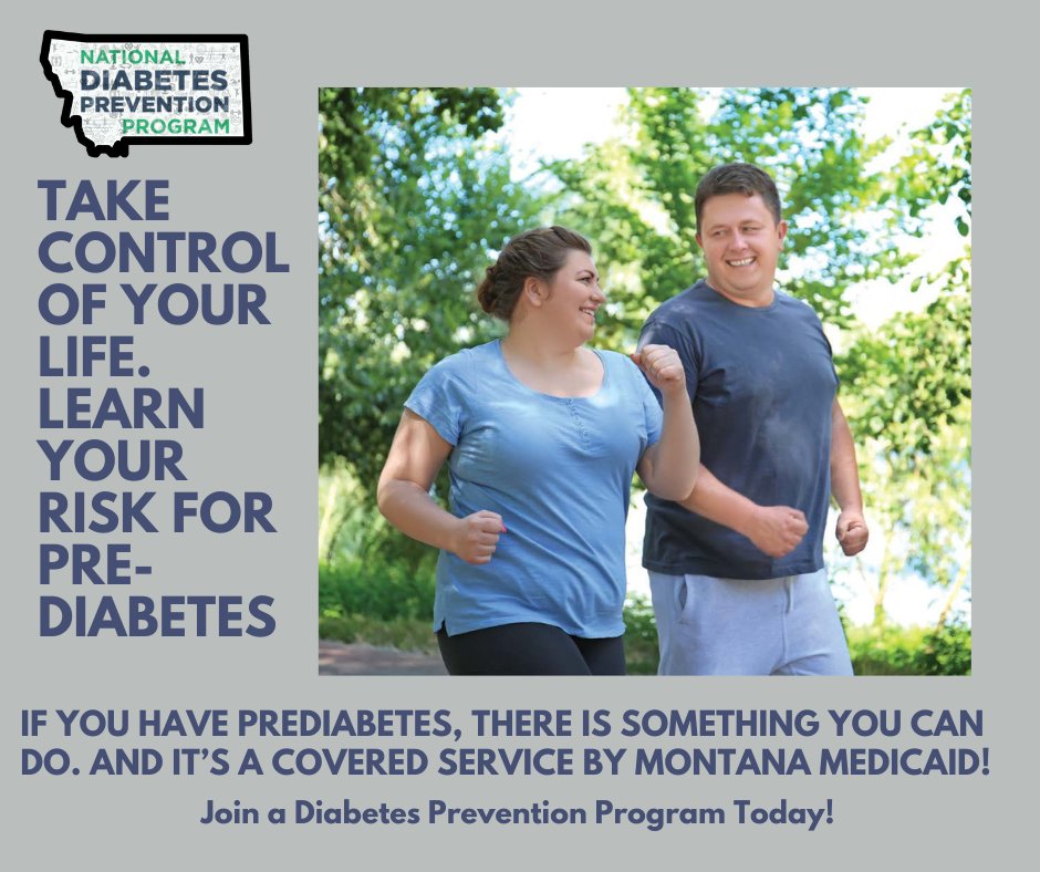 Find out if you're at risk for prediabetes by taking the Pre-Diabetes Risk Test. If you are, consider joining a National Diabetes Prevention Program – a proven lifestyle change program that can prevent or delay type 2 diabetes. For more information, visit …tes-prevention-mtdphhs.hub.arcgis.com.