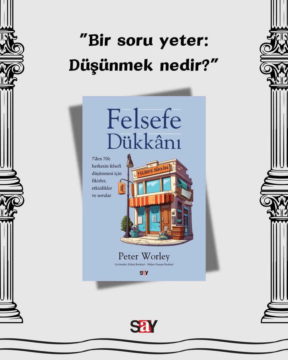 Sokrates’in Atina sokaklarında sorduğu sorular bugün bir kitapta hayat buluyor: Felsefe Dükkanı.

Bu kitap bir rehber değil; bir yolculuk.
Her sayfasında zihni kıvılcımlarla tutuşturan sorular, felsefi problemler, şiirler ve düşünce deneyleri var.
Platon’un Devlet’inden