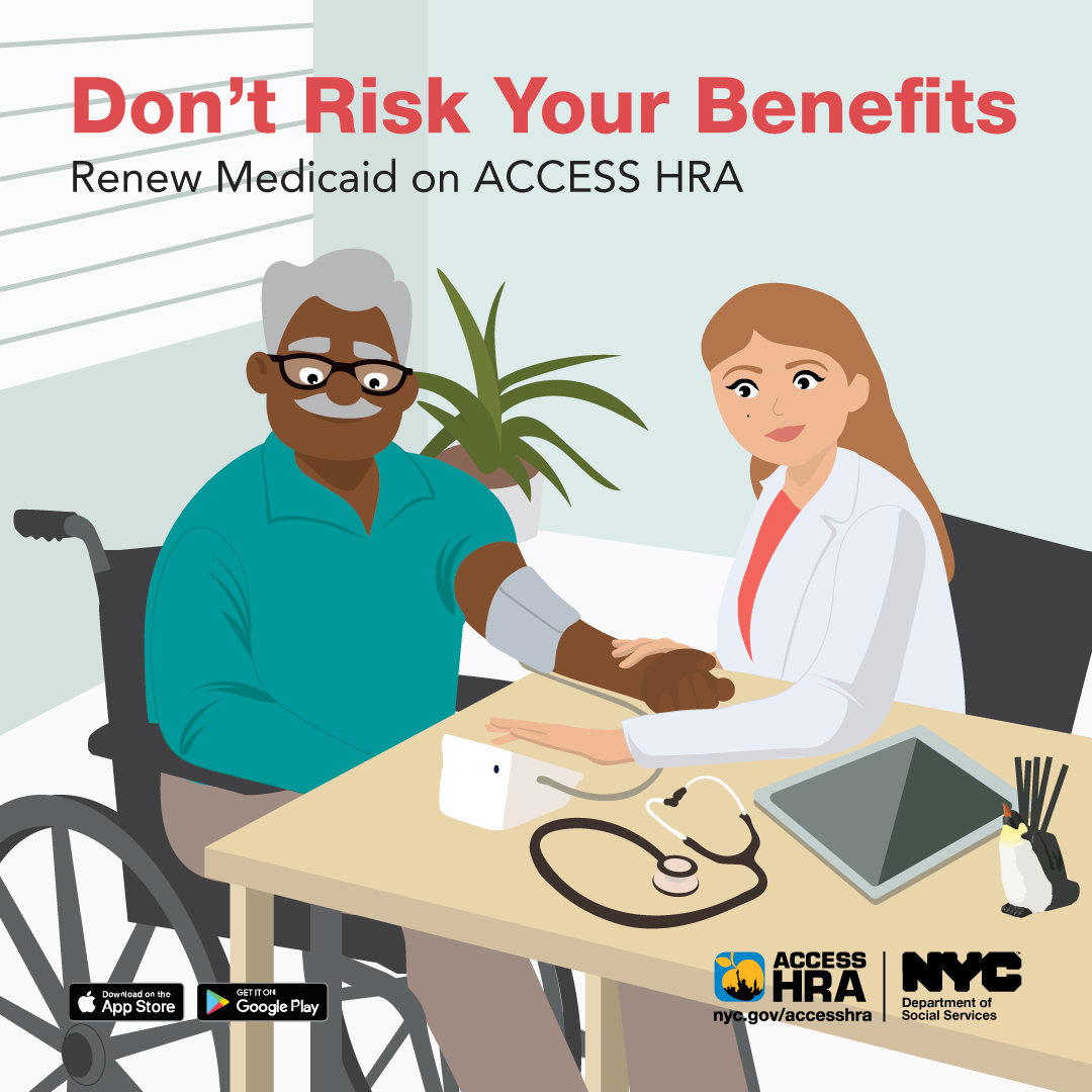 NYCHRA's tweet image. Medicaid renewal rules changed! Miss the date on your HRA notice and you’ll lose coverage + must reapply.
Renew now: nyc.gov/accesshra
📞 888-692-6116
#ACCESSHRA #MedicaidRenewal