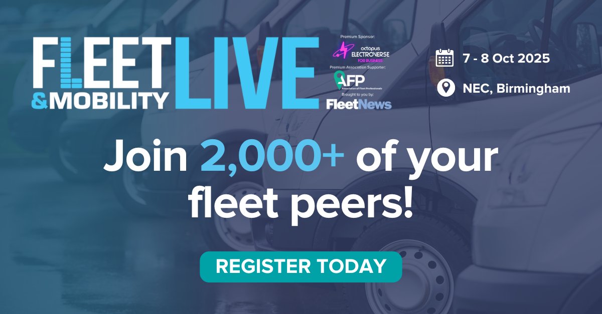 Join 2,000+ fleet professionals at #FleetandMobilityLive 2025 – the ultimate destination for fleet decision-makers.

🗓️ 7–8 October 2025
📍 NEC, Birmingham
🎟️ Free to attend – register now!
ow.ly/r0Wa50WlLs5