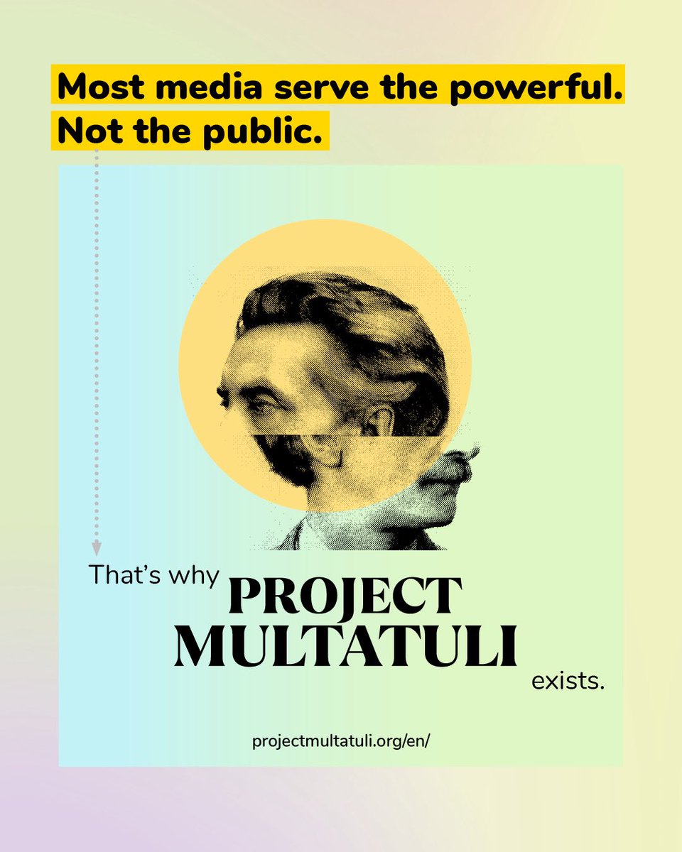 projectm_org's tweet image. Project Multatuli is a collective initiative dedicated to carrying out the ideals of public journalism by serving the underreported and holding power accountable.
bit.ly/SupportProjectM
#ProjectMultatuli