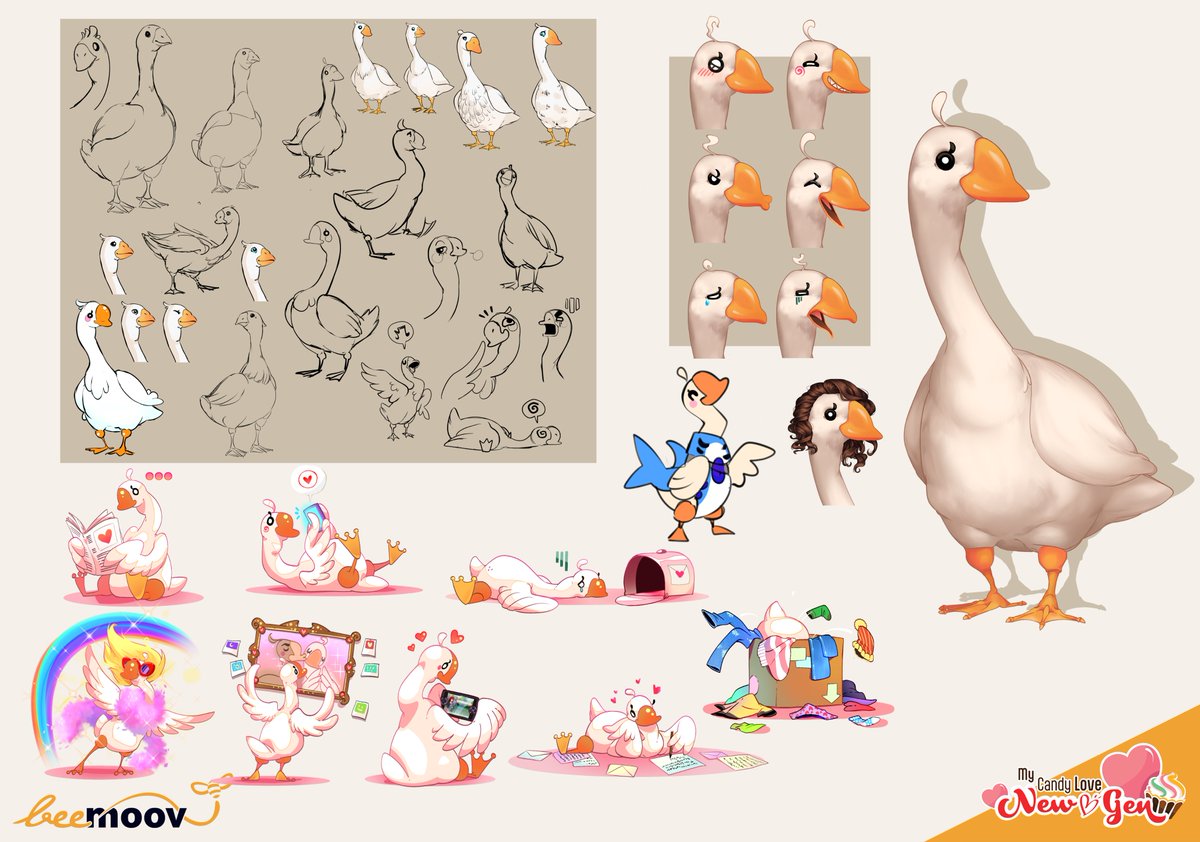 Nootsunday's tweet image. Hi #PortfolioDay o/
Me am noot, visdev/concept/chara artist !
🫶 Looking for a staff role in video game or animation !
🫶 Nootplease@gmail.com