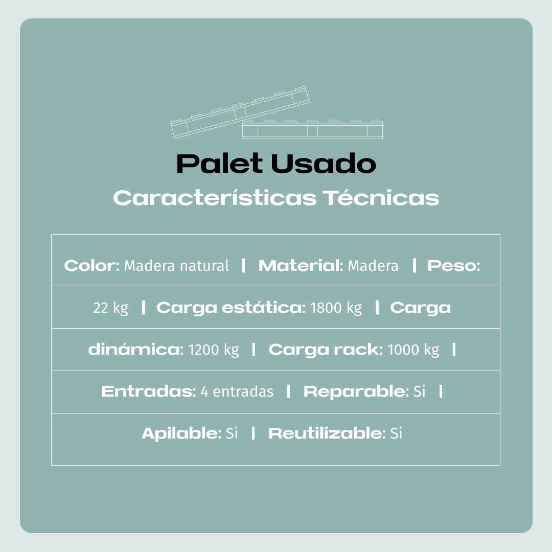 Nuestros palets Europeos usados son cuidadosamente inspeccionados para garantizar su efectividad. Son una alternativa excelente y económica para contribuir a la economía circular. ¿Te interesa? ▶️ itepal.com/palet-usado/