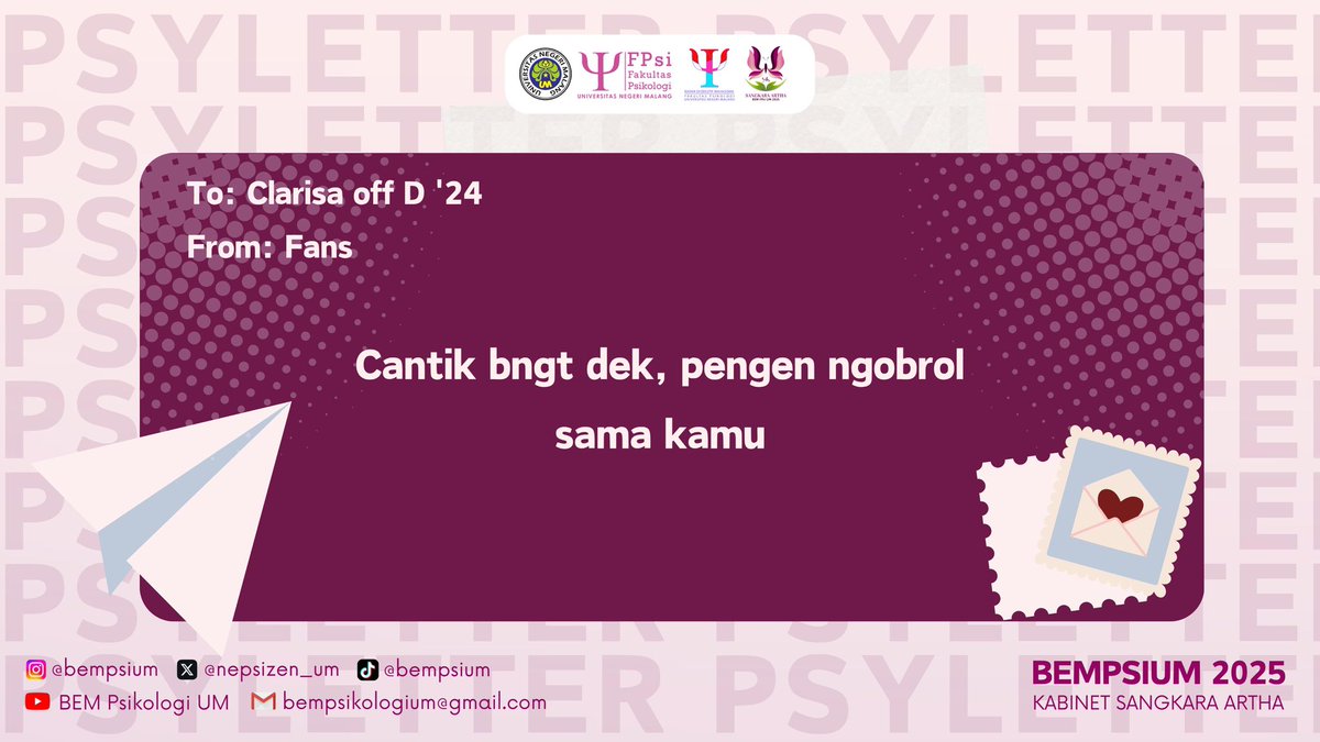 nepsizen_um's tweet photo. cieee kak Clarisa, kata Fansnya cantik bangetttt. mau gak kenalan sama Fans? 🫣 —🐍 https://t.co/guMuoHWtJp