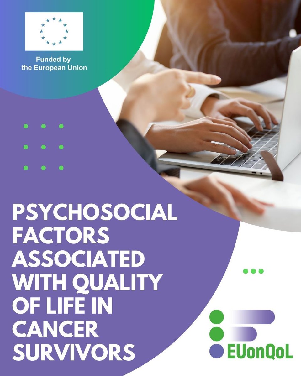 EUonQol (@euonqol_) on Twitter photo A new analysis explores how emotional distress, loneliness, and lack of social support can shape the quality of life of people living with and beyond cancer.
Read the full article at: euonqol.eu/docs/results/P… A new analysis explores how emotional distress, loneliness, and lack of social support can shape the quality of life of people living with and beyond cancer.
Read the full article at: euonqol.eu/docs/results/P…