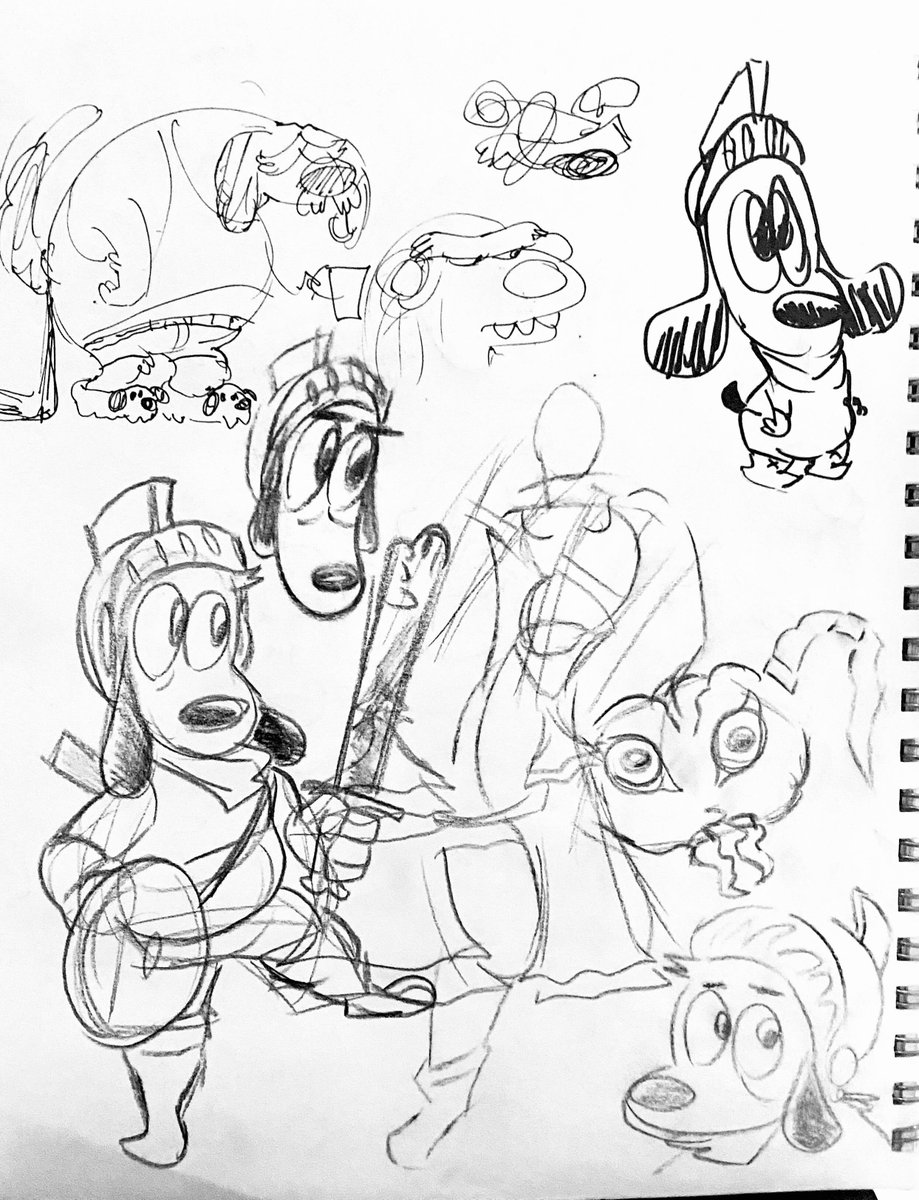 studio_SAMA_'s tweet image. PUPPY GUARD CONCEPT ART:
Russell&apos;s evolution!
