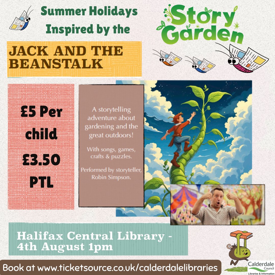 CMBClibraries's tweet image. We are looking forward to welcoming storytellers Robin and Liv for some interactive storytelling sessions both with characters called Jack!
And Guy the Illustrator will also be back and doodling this summer, teaching us all how to make cute and deadly creatures.