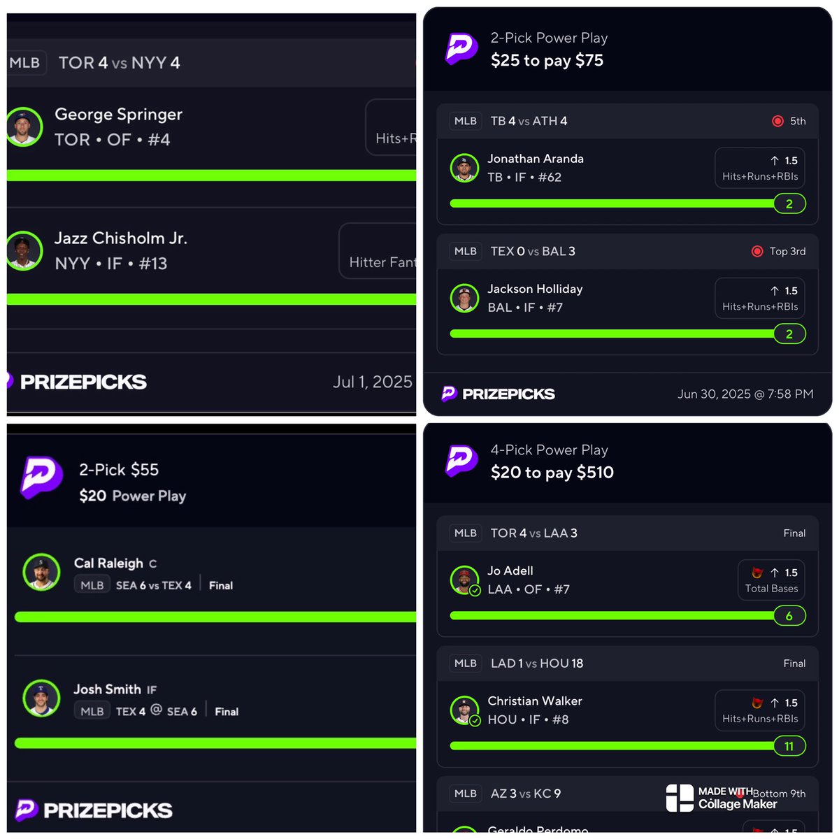 chefbritt10's tweet image. Straight BUCKETS since last weekend I been posting in the cord 💥🔥💥🔥
Up 126u since July 1st 🚀🚀 whole month I’m going green that’s the goal 🙏
sharpduel.com/unclemal?ref=5…
Never too late to join the cord and make some extra money 🎯🫡