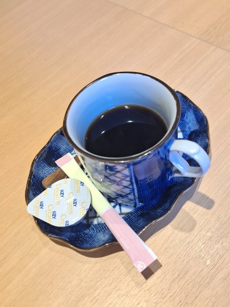o_uminchu's tweet image. ついにやよい軒コーヒーデビュー