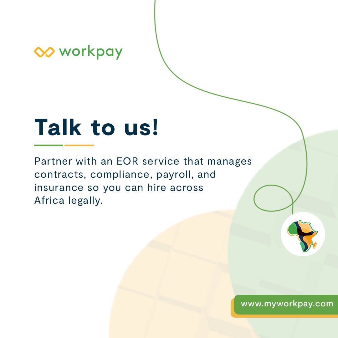 The talent is global. The hard part? Everything after hiring.
Compliance headaches, payroll clashes, shifting insurance rules, it adds up.
That’s where Workpay’s EOR steps in.
We hire, manage, pay, insure...for you.

👉 Learn more: myworkpay.com/eor-and-payrol…