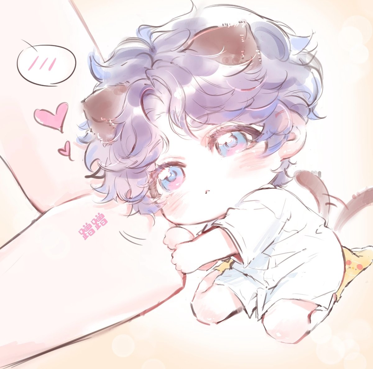 Nagi_reooo's tweet image. 小鱼宝宝🥹

图源小红书：茶炒面好吃

#恋与深空 #LoveandDeepspace #恋与深空祁煜 #祁煜