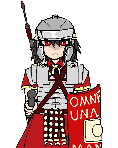 Capt_Yashioji's tweet photo. 第一軍団将校団「二十五人組」の一人、捨て石のアグニ。百人隊長待遇。死傷率だけで言えば最前線の兵よりも百人隊長の方が高い。いかに異能と言えど軍団長だけでは脅威になっても軍隊にはならない。不断の努力、強靭な精神力、卓越した不死性を持つ彼女の様な将校により高位不死者の軍隊は成立する。 https://t.co/r6gC7rl6Dt