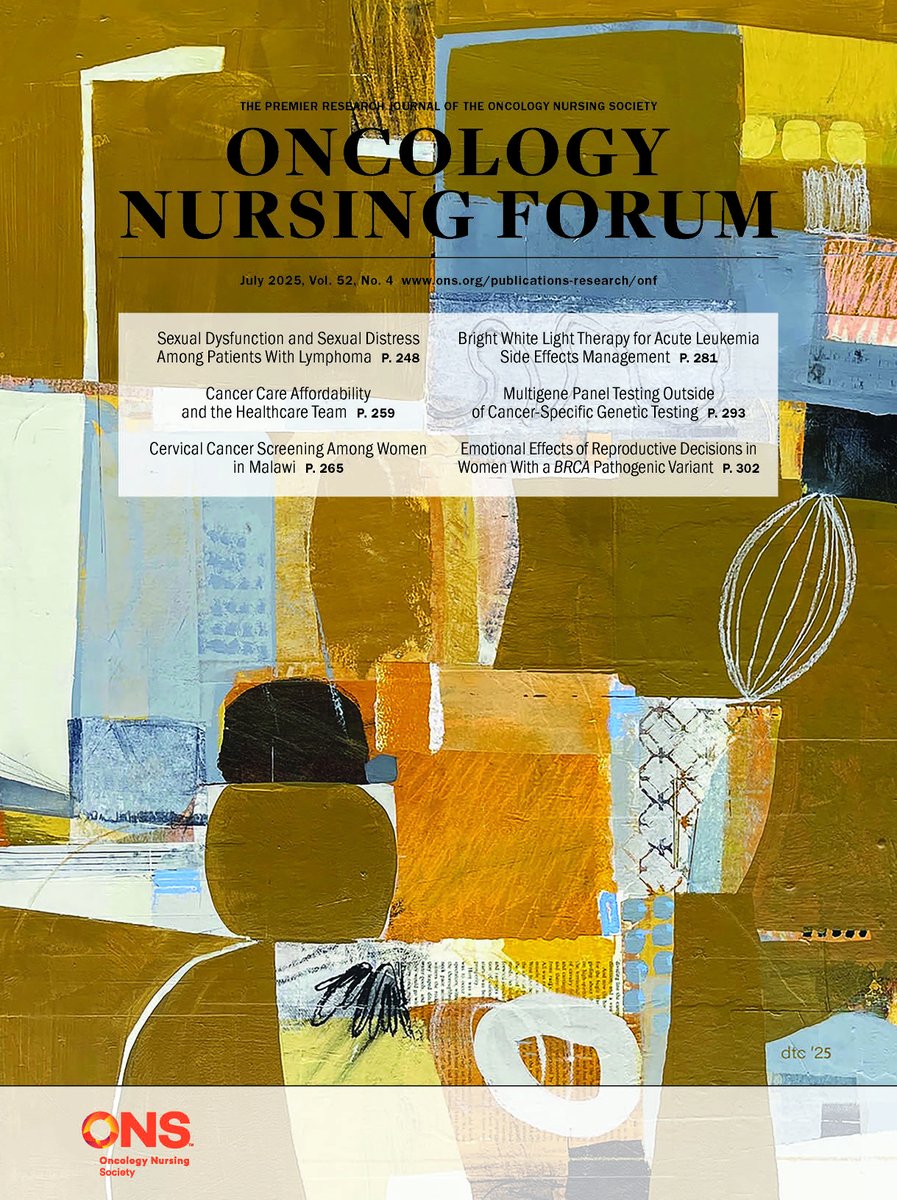 Most RNs and advanced practice providers reported having no training on costs of care or cost conversations with patients. Read more about the financial toxicity aspects of cancer care in July’s issue of the Oncology Nursing Forum.  bit.ly/4lbJx9p