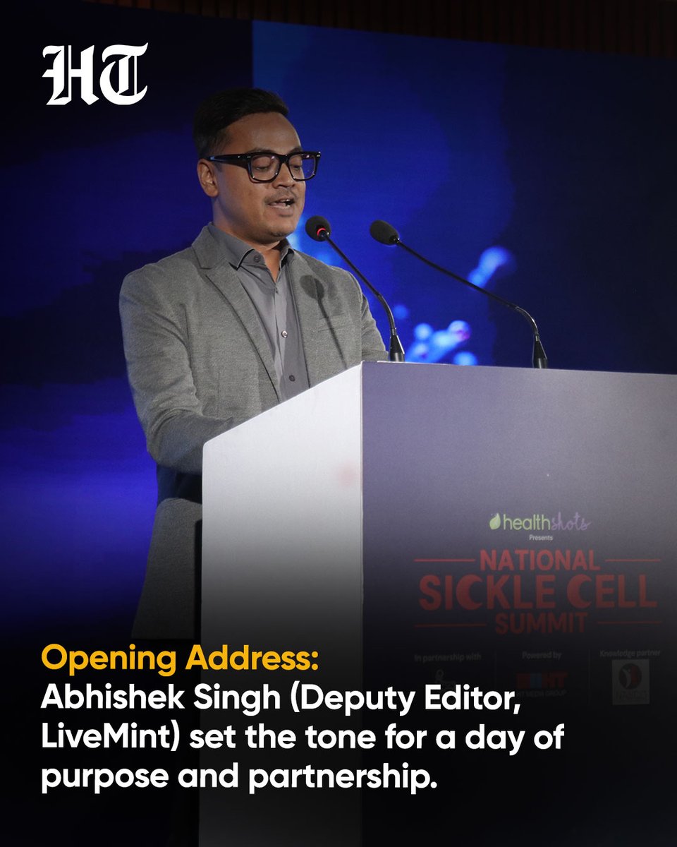 htTweets's tweet photo. The National Sickle Cell Summit 2025 was held on June 30 at The Lalit, New Delhi, bringing together policy leaders, doctors, researchers & patient advocates to accelerate India’s goal of eliminating Sickle Cell Disease by 2047.

#SickleCellSummit2025 #DecodeDetectDefeat | @NovoNordiskIN @anthroDU @UNICEFIndia