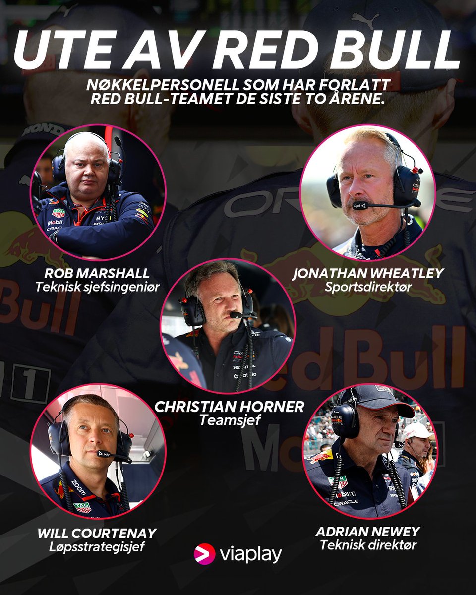 Disse fem sentrale personene har forlatt Red Bull de siste to årene 👀