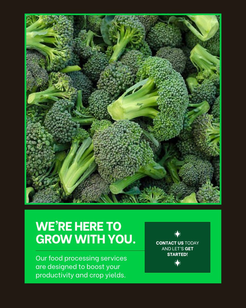 ExtractaCore's tweet image. 🌱 From field to plant—your crop’s new best friend.
Say goodbye to wasted time and hello to precision processing.
Let’s grow your business, one perfectly cut floret at a time. 🌿
#FoodMachinery #FoodProcessingEquipment #EfficiencyMatters #eatfresh #AutomationSolutions
