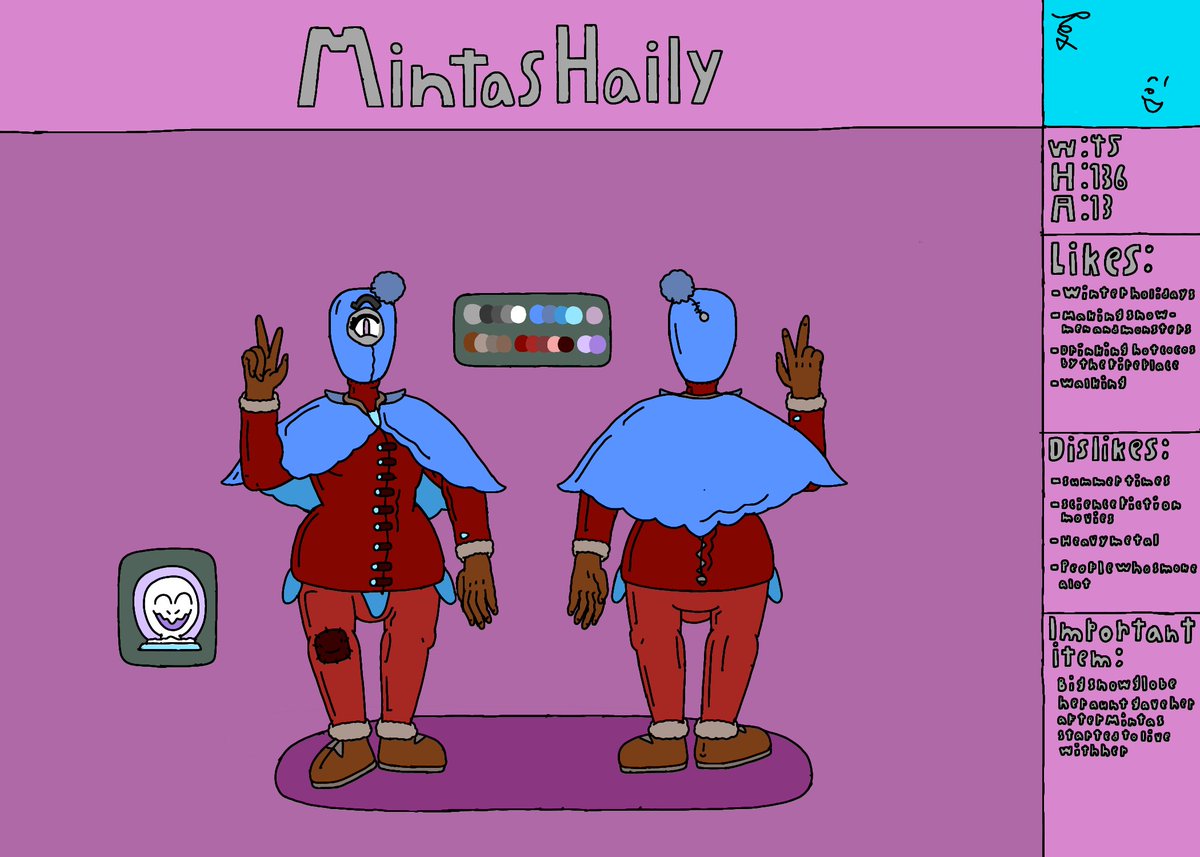 RaxmanArtist's tweet image. New reference for Mintas Haily!
(Alt below)