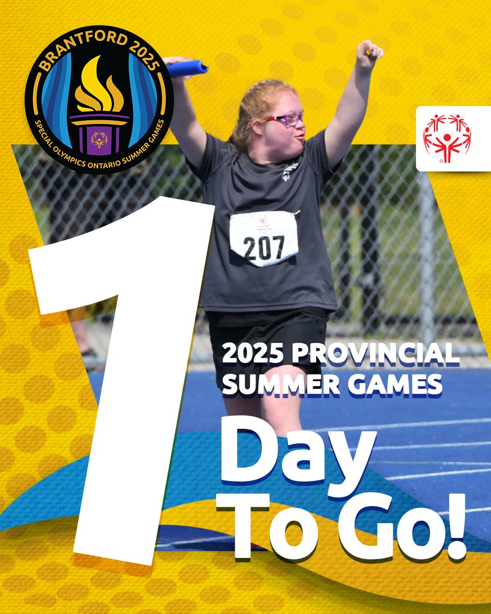 🎉 Just 1 DAY to go! 🎉
The 2025 Special Olympics Ontario Provincial Summer Games kick off tomorrow in Brantford! 🏅
Join us in cheering on incredible athletes as they compete in softball, athletics, bocce, golf, and soccer.
Along with Brant County OPP and Six Nations Police, the