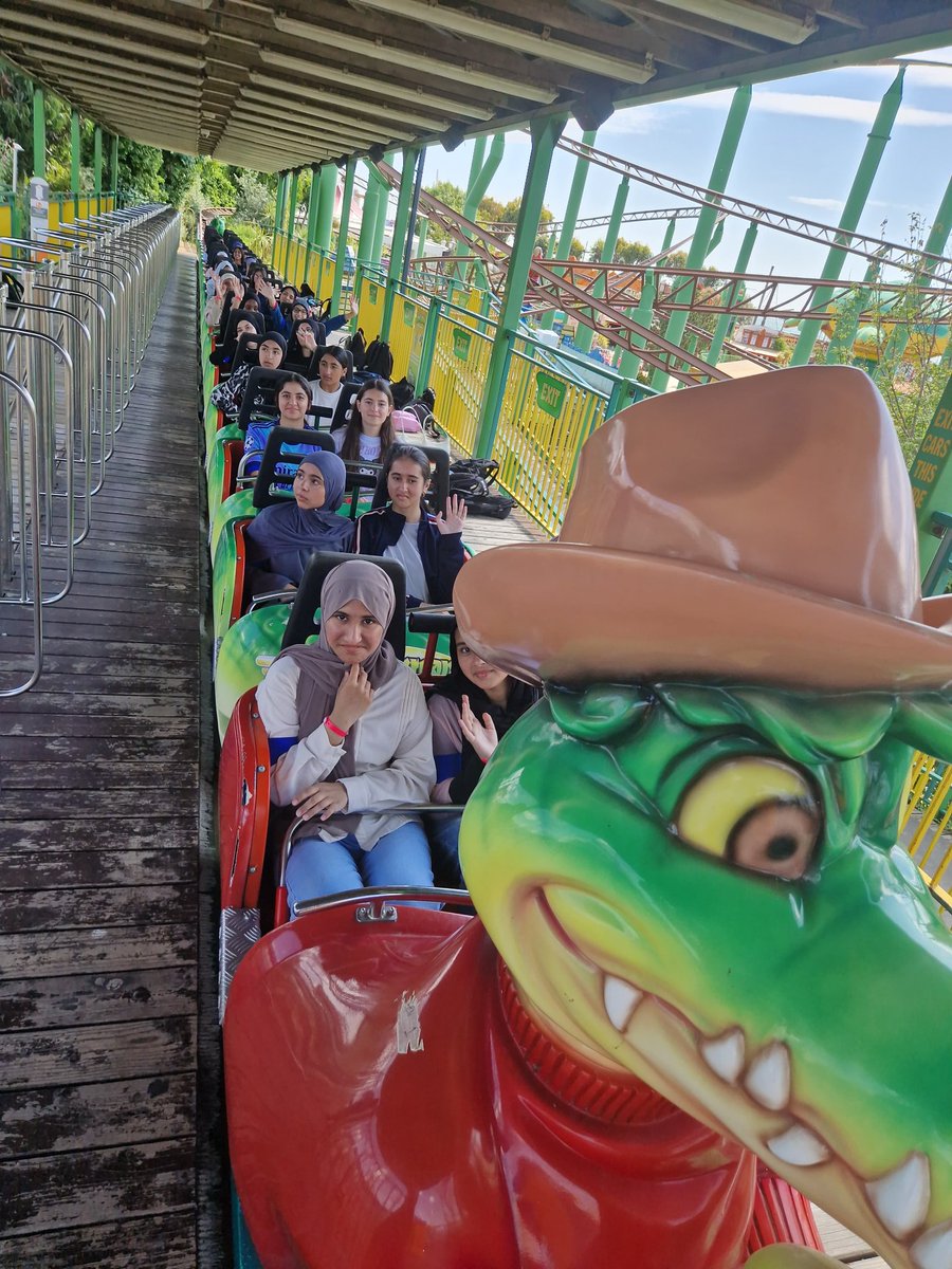 Enjoying the rides! 🎢