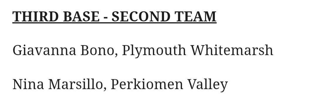 Pa_MysticsGold (@pa_mystics) on Twitter photo Congratulations to our senior Jillian who received first team all state!
As well is our freshman Nina who received second team all state!
We are beyond proud of you both for your continued success on and off the softball field! 💪🏼💙🥎
<a href="/JillianMctamney/">Jillian McTamney</a> <a href="/NinaMarsilio28/">Nina Marsilio</a> Congratulations to our senior Jillian who received first team all state!
As well is our freshman Nina who received second team all state!
We are beyond proud of you both for your continued success on and off the softball field! 💪🏼💙🥎
<a href="/JillianMctamney/">Jillian McTamney</a> <a href="/NinaMarsilio28/">Nina Marsilio</a>