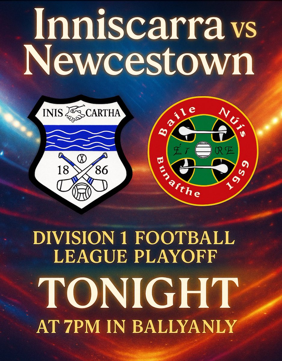 Big game for our Minor Footballers  tonight. All support welcome! 🔵⚪️🤝