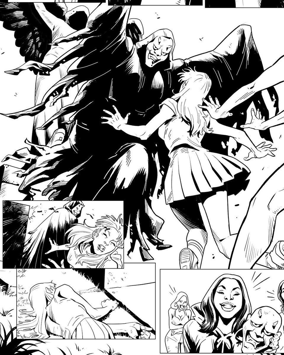 Encargo para Grimm Tales of Terror: Vol. 5 #1 - The Black Angel Statue. Un cómic de misterio y terror para Zenescope Entertainment.
#Cómic #Misterio #Terror #zenescopeentertainment #motailustrador
 instagram.com/p/DL2X5NpNUHa/…