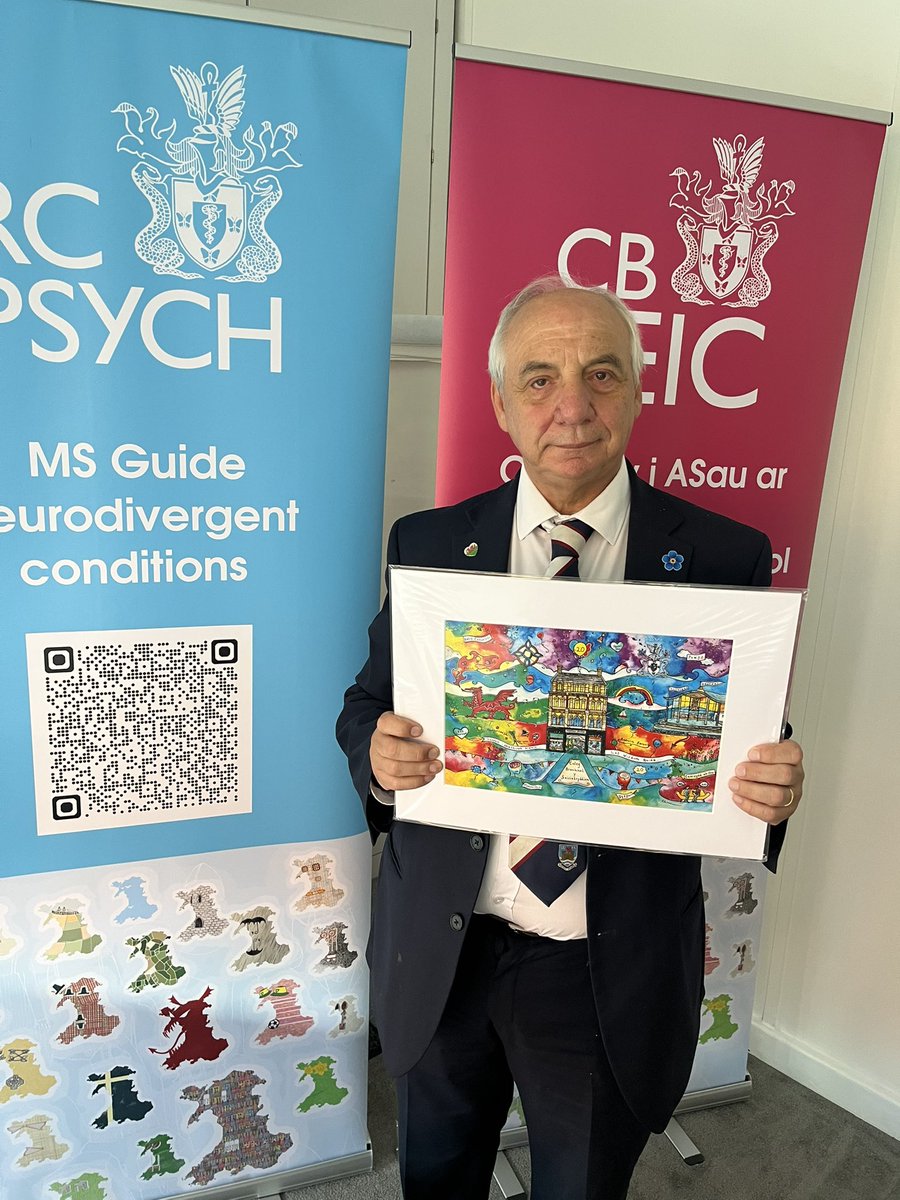 Camlas (@camlascymru) on Twitter photo Diolch to <a href="/MikeHedgesAM/">Mike Hedges</a> for attending the <a href="/RCPsychWales/">Coleg Brenhinol y Seiciatryddion</a> event centred on their new guidance for MSs on Neurodevelopment Conditions. This initiative comes after the Welsh Government's commitment to improve neurodivergence services and reduce waiting times for assessments. Diolch to <a href="/MikeHedgesAM/">Mike Hedges</a> for attending the <a href="/RCPsychWales/">Coleg Brenhinol y Seiciatryddion</a> event centred on their new guidance for MSs on Neurodevelopment Conditions. This initiative comes after the Welsh Government's commitment to improve neurodivergence services and reduce waiting times for assessments.