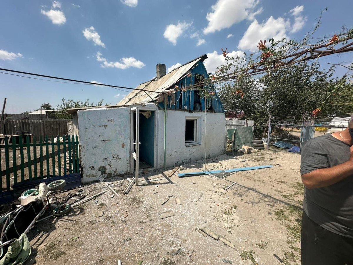 These toys, scattered by the blast, belonged to Dmytryk — just 1 year and 2 months old. Today, Russia brutally killed him. Terrorists hit a home in the village of Pravdyne with a drone. The boy was there with his great-grandmother.
My deep condolences to the family. We'll avenge.