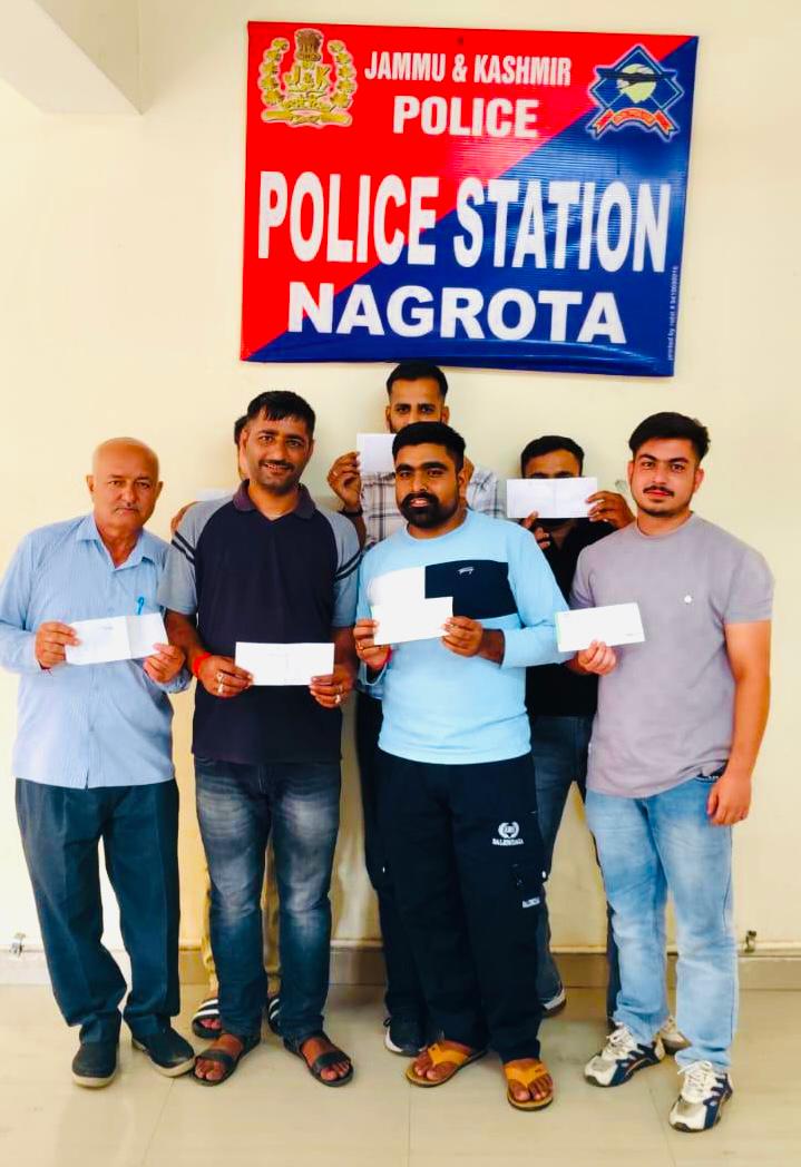 Jammu Police recovered ₹75 lakhs in a ₹2.39 crore job scam and refunded it to 17 victims under BNSS's maiden property attachment. The accused had posed as a Lieutenant Colonel, duping people with fake job promises. This marks a major step in victim-centric justice.