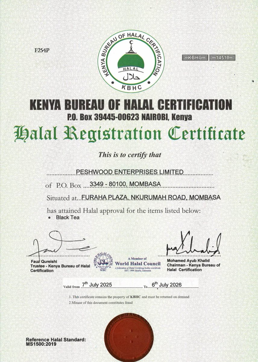 We are Halal Certified ✅
