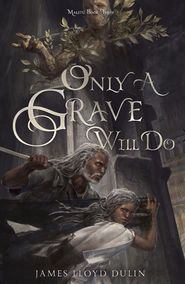 My next read is Only A Grave Will Do by <a href="/JamesLDulin/">James Lloyd Dulin (He/Him)</a> and it's with very mixed feelings that I start this final leg of a fantastic Malitu journey. Huge eagerness to discover what happens tinged with sadness that my time with the characters and world setting will soon be over.