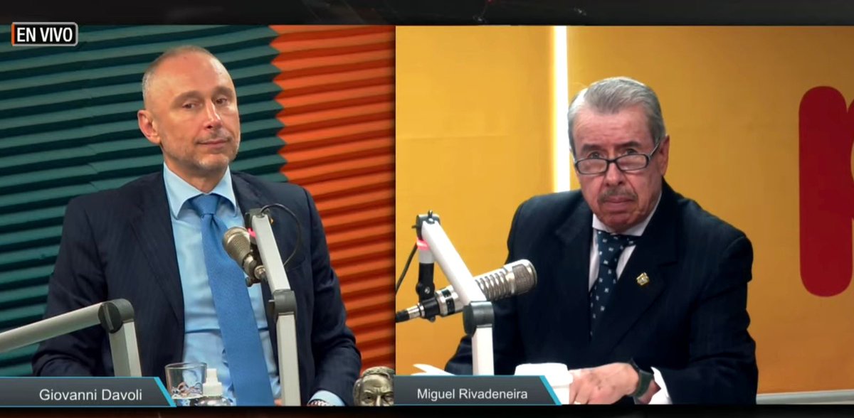 RADIO DEMOCRACIA/EXA (@democraciaec) on Twitter photo #Exclusivo
Dialogamos señor embajador de <a href="/ItalyinEcuador/">Italy in Ecuador</a>
#GiovanniDavoli
Tema: Acuerdo antimafia Ecuador - Italia.
Por @ExaFmEcuadorQuito 92.5 FM Riobamba 89.7 FM Democracia 9 20AM
Mire Por
exafm.net/video/
youtube.com/watch?v=RIVMxJ… #Exclusivo
Dialogamos señor embajador de <a href="/ItalyinEcuador/">Italy in Ecuador</a>
#GiovanniDavoli
Tema: Acuerdo antimafia Ecuador - Italia.
Por @ExaFmEcuadorQuito 92.5 FM Riobamba 89.7 FM Democracia 9 20AM
Mire Por
exafm.net/video/
youtube.com/watch?v=RIVMxJ…