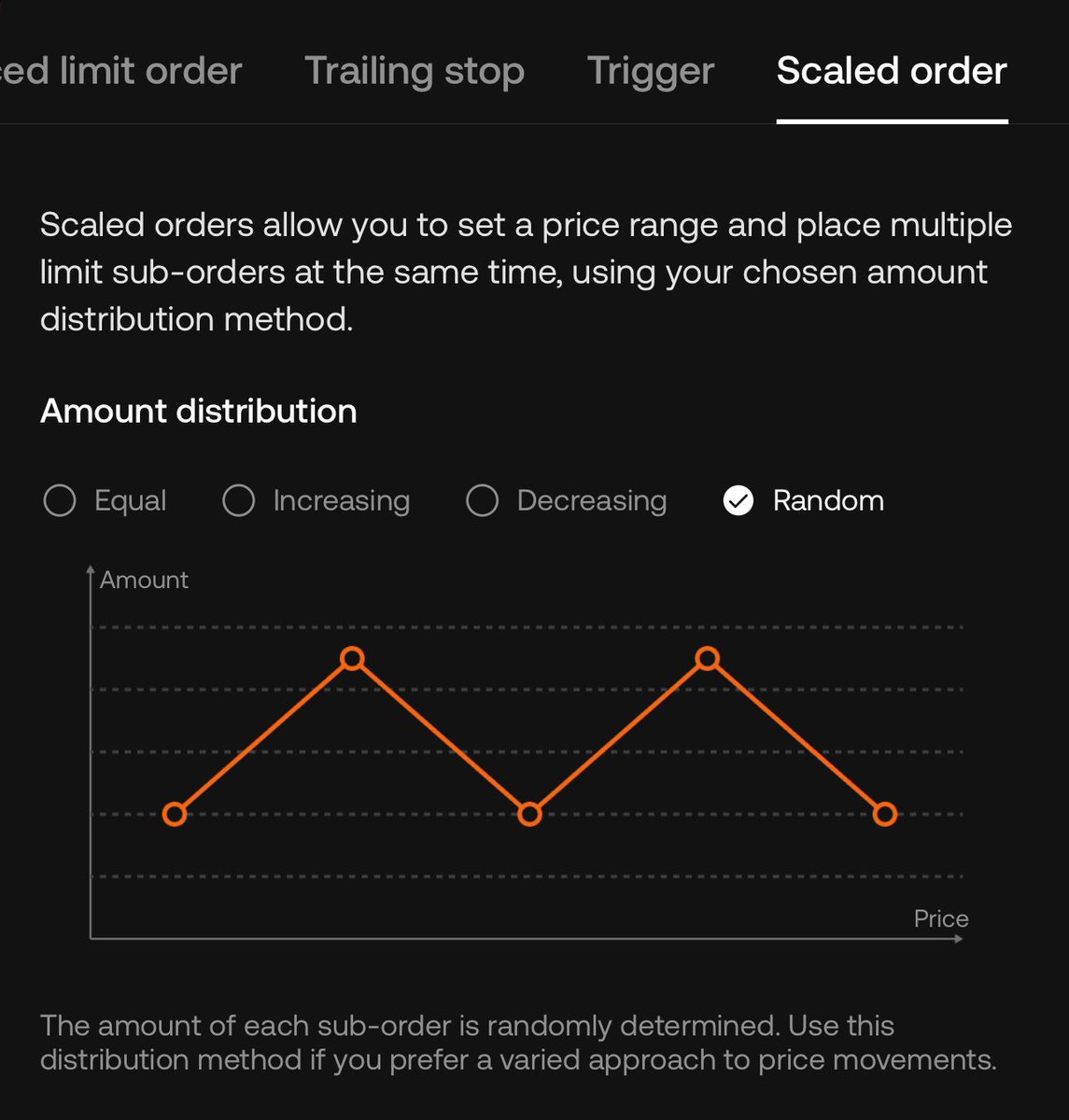 Best order placement option for patient traders 😌😌😌 #ScaledOrders 

Best Scaled order settings can be found on <a href="/okx/">OKX</a>