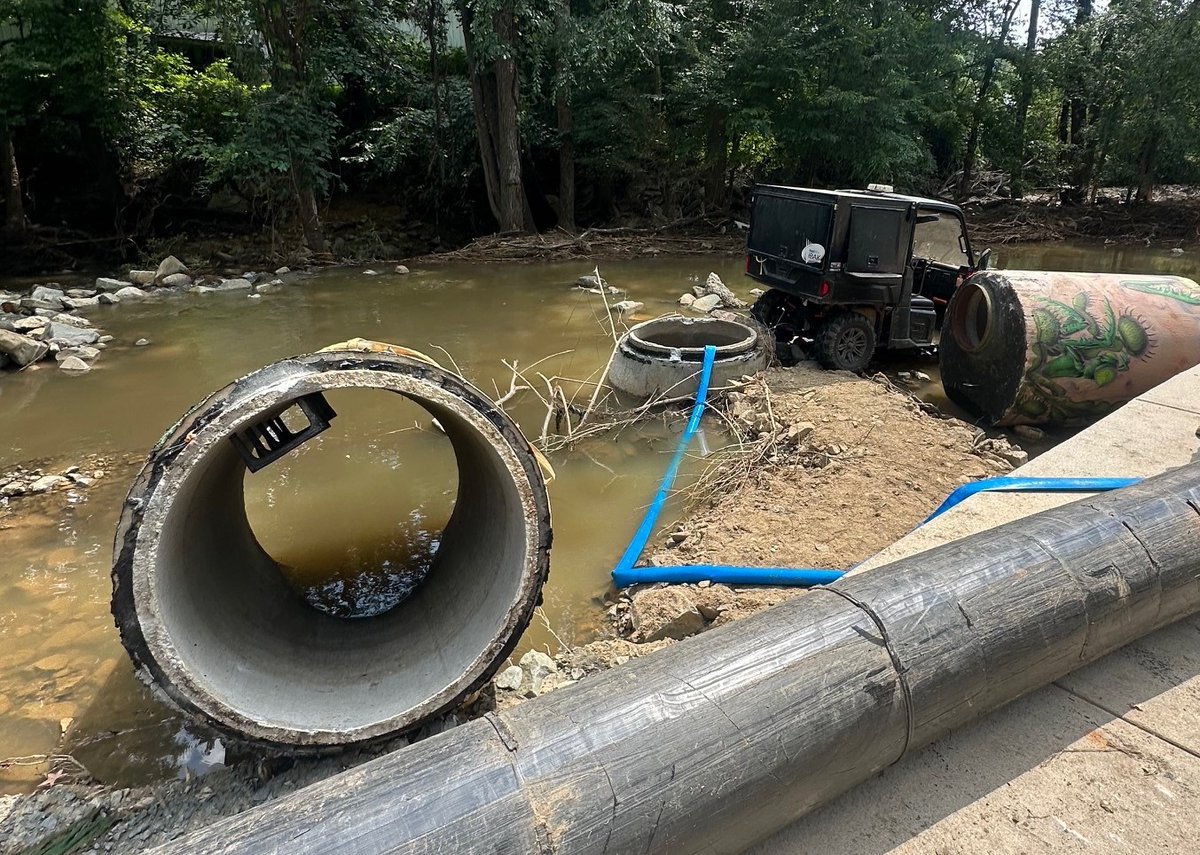 Wastewater Overflows &amp; Treatment Bypass totals:

* Morgan Creek (end of Bartram Dr/Kings Mill Rd): 172,200 gallons
* Bolin Creek (MLK Blvd/Bolinwood Dr): 81,000 gallons
* Treatment Bypass (UV system failure): 2.7 million gallons

Visit owasa.org/update-on-owas… for more info.