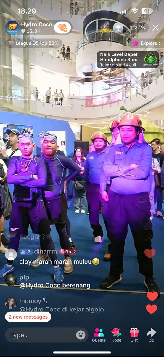 sepanjang nonton live Hydro Warrior GofarVSAloy dibuat ketawa gue 🤣 seru bgt tauk!!