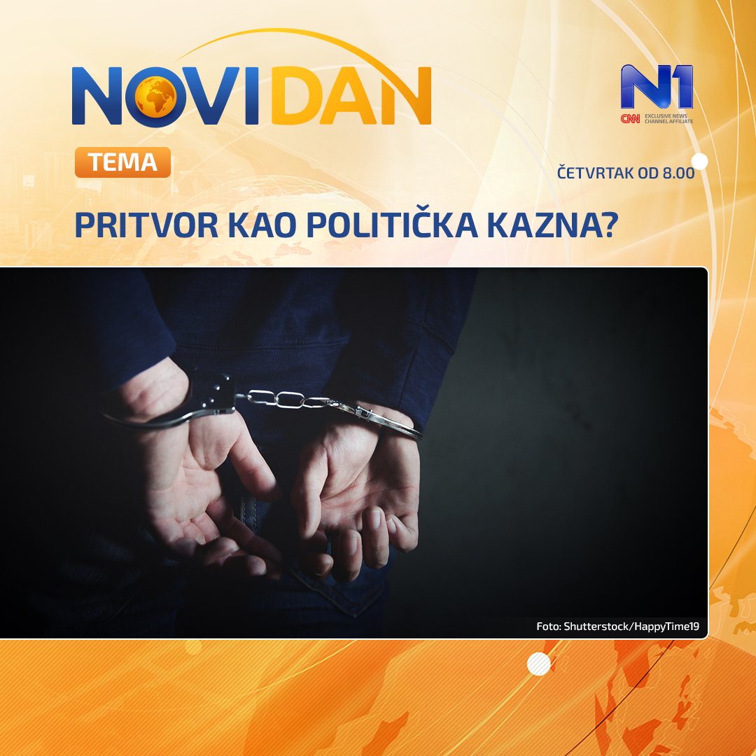 Počinje #NoviDan sa <a href="/MiaBjelo/">Mia Bjelogrlić</a> 

Upravni odbor Advokatske komore Srbije stupa u trodnevnu obustavu rada, nakon odluke o određivanju pritvora njihovom kolegi Radovanu Novakoviću, koji je uhapšen nakon blokada u Užicu. Uz Novakovića, pritvor od 30 dana određen je za još šest osoba,