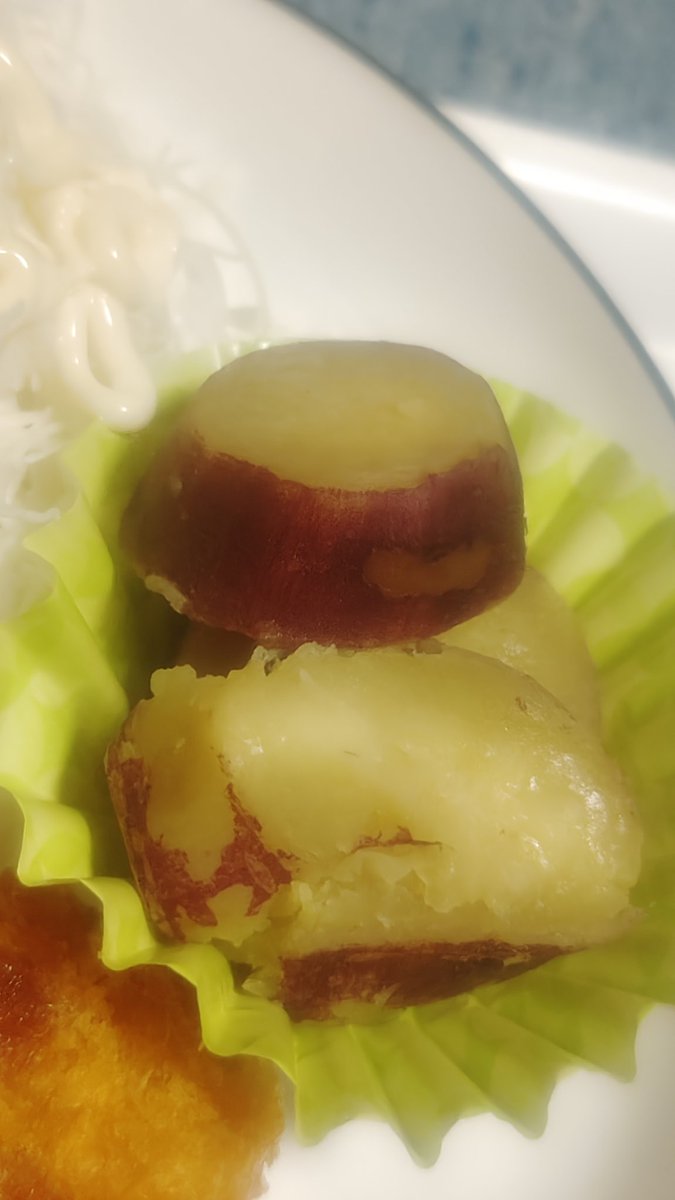 #ほんじつのおいも 
甘くてうんめぇ、かぁちゃんあり