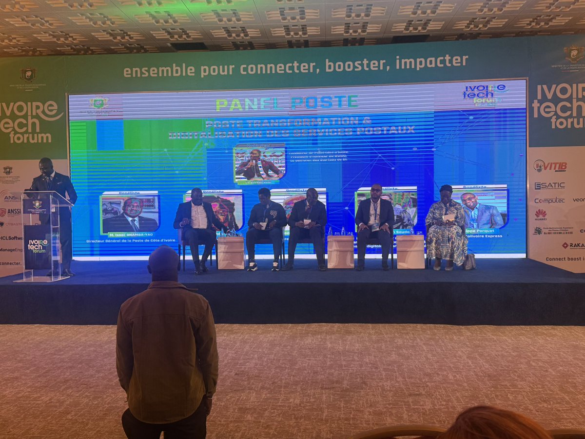 Ivoire Tech forum |
Panel poste :
Transformation &amp;
Digitalisation des
services postaux

#ivoirtechforum #digitalisationposte