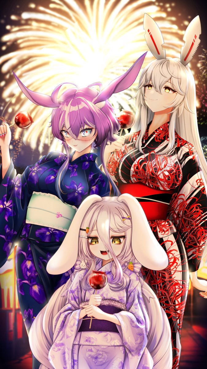 VShojo, Bunny girls with YUKATA💝
#zentreart #zentreya #MichiMochiArt #henyart #VShojoArt #VShojo