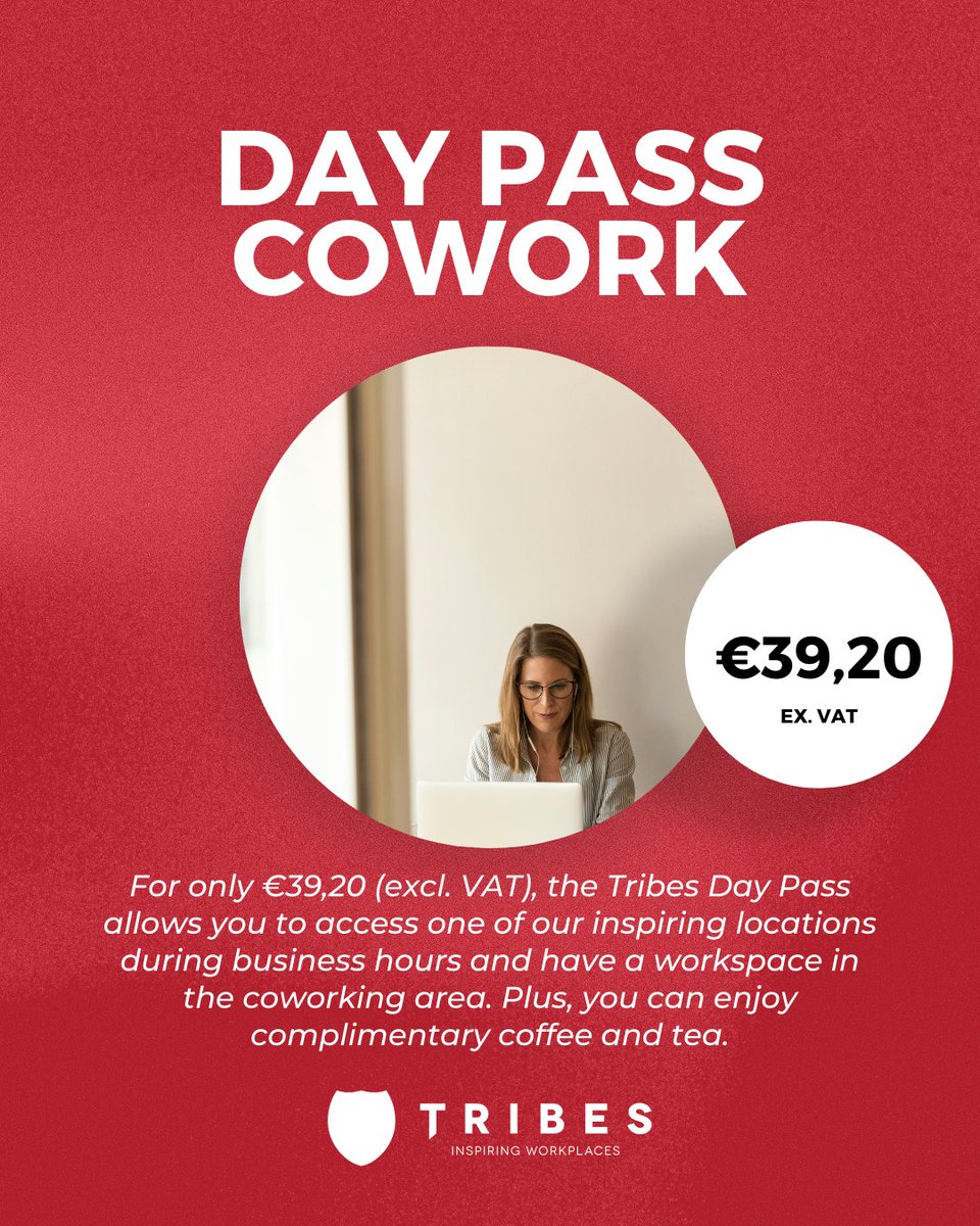 Book a Tribes day pass today: tribes.world/en/book-a-trib…

#TribesInspiringWorkplaces #Coworking #DayPass