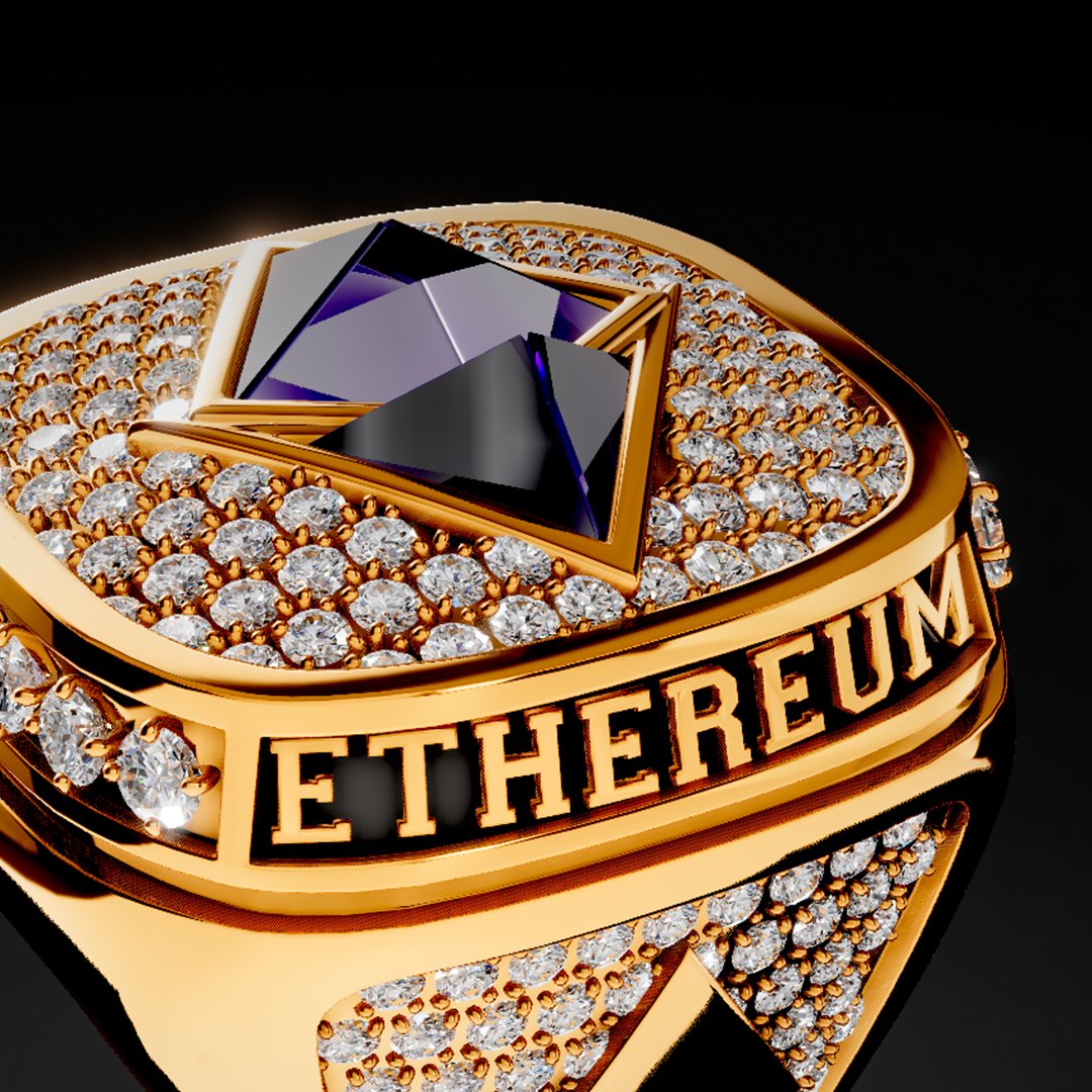 GFAL_Official's tweet image. Proof of Luxe: The Triad Drop
Designed by Javier León, the $ETH Consensus Ring reflects Ethereum’s core principles in trilliant-cut spinels.
– Only 6 pieces left
– Current price: $4,000+
– No reprints. No restocks.
➡️ Explore the collection: gfal.market/store/proof-of…
