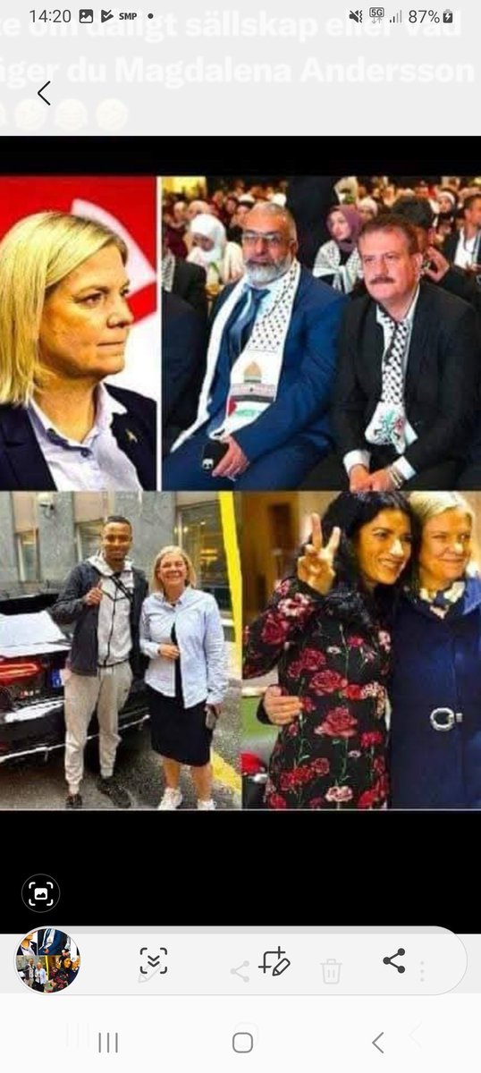 <a href="/TobiasHubinette/">Tobias Hübinette</a> Det måste utredas Magdalena Andersson o sossarnas kopplingar till 
Terrorstämplade Hamas.
Mycket allvarligt.